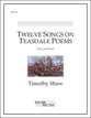 Twelve Songs on Teasdale Poems Vocal Solo & Collections sheet music cover
